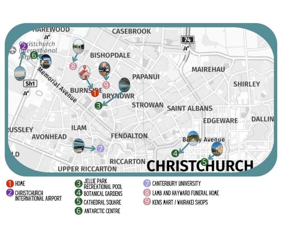 Private, Family-Friendly Home, 4Br By Airport & Free Parking Christchurch Exterior foto